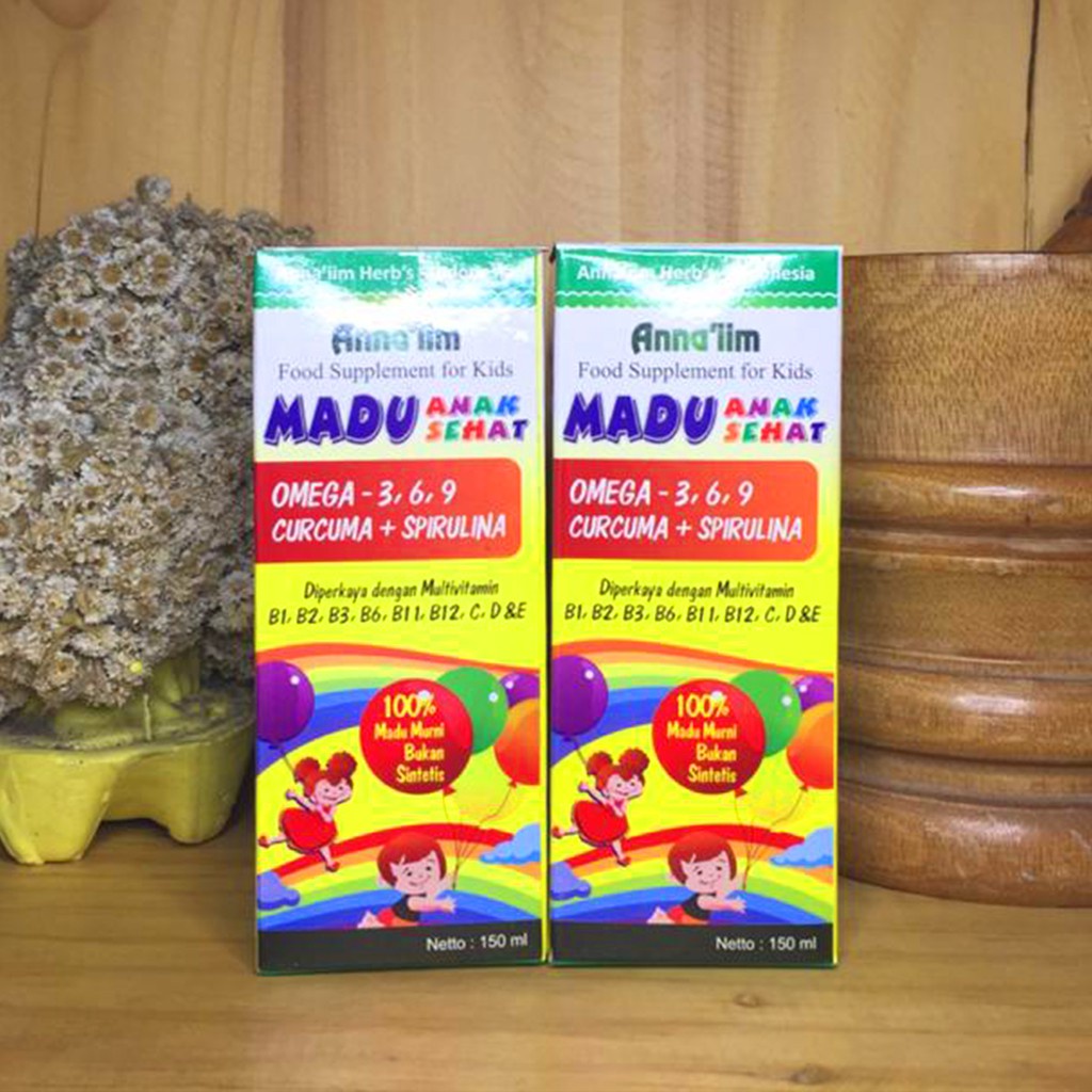 (100% ORI) MADU ANAK SEHAT AN-NAIIM  150ml 150 ml A119 Annaiim Obat Herbal Jamu Anak Gemuk Pintar