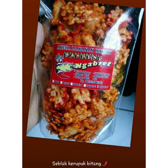 

seblak kerupuk bintang Rp.5000