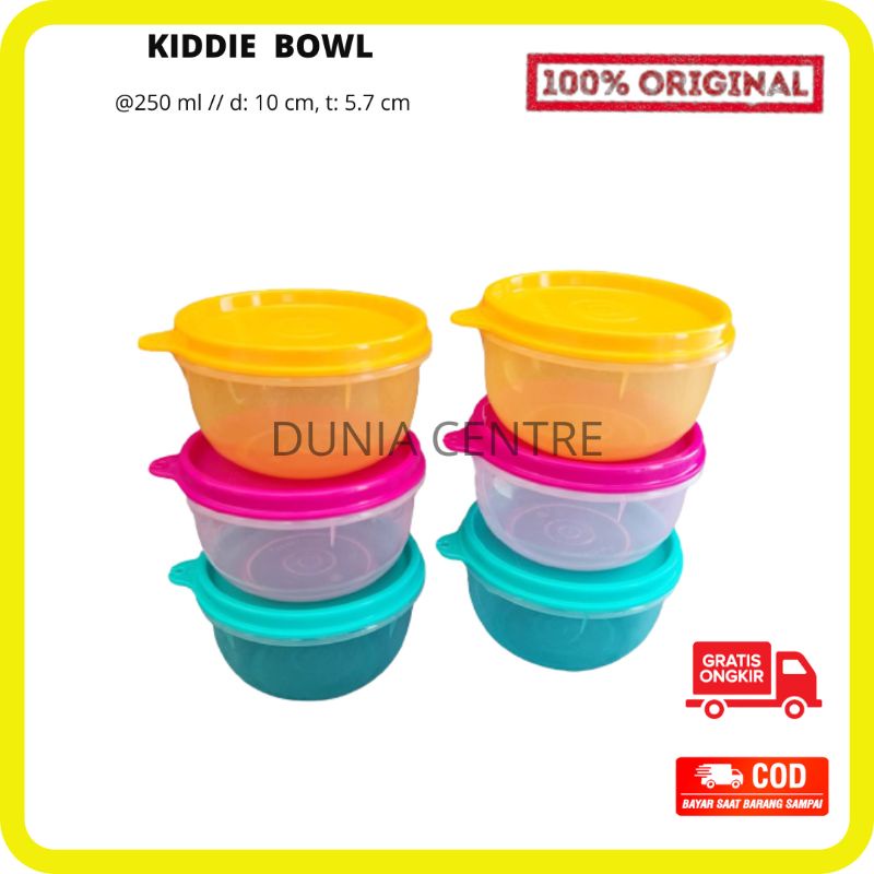 PROMO TUPPERWARE MANGKUK KIDDIE BOWL SET (6) ORIGINAL