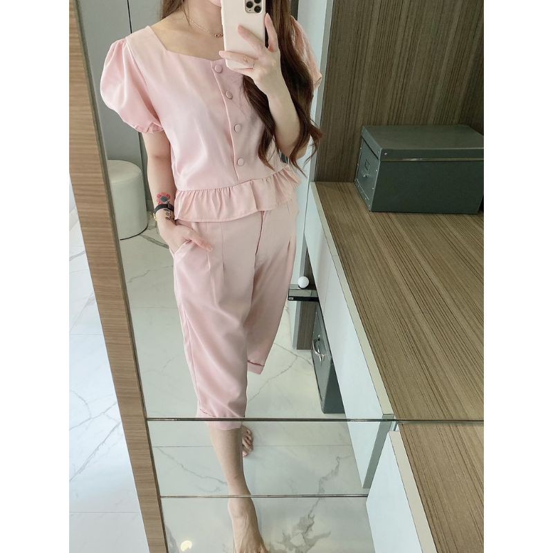 Ndudshop Set Pants Setelan Wanita Kode 1459 Termurah