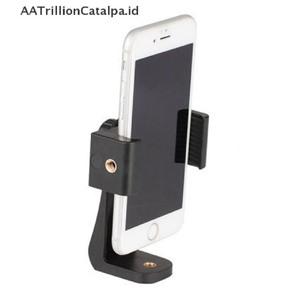 Aatrillioncatalpa Adapter Tripod Dudukan Handphone iPhone Kamera Universal