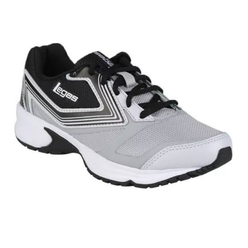 Sepatu League Legas Abu Hitam Nova La M Running Shoes Cowo Pria Original