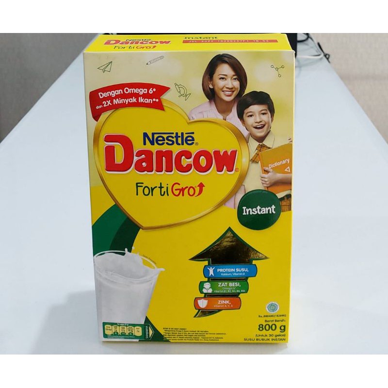 

DANCOW Instan Enriched Fortigro Susu Plain Box 800 g