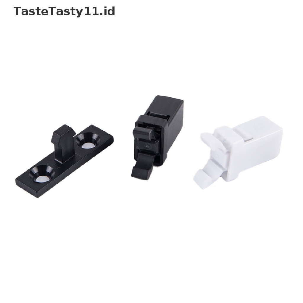 【TasteTasty】 10Pcs Door Lock Switch Lock For Self-Locking Push Spring Lock Car Glasses Case .