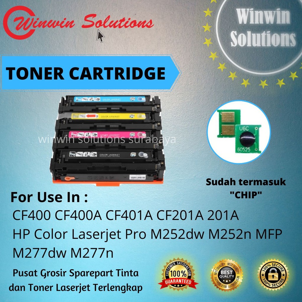 Toner Cartridge HP CF400A / CF401A / CF402A / 201A