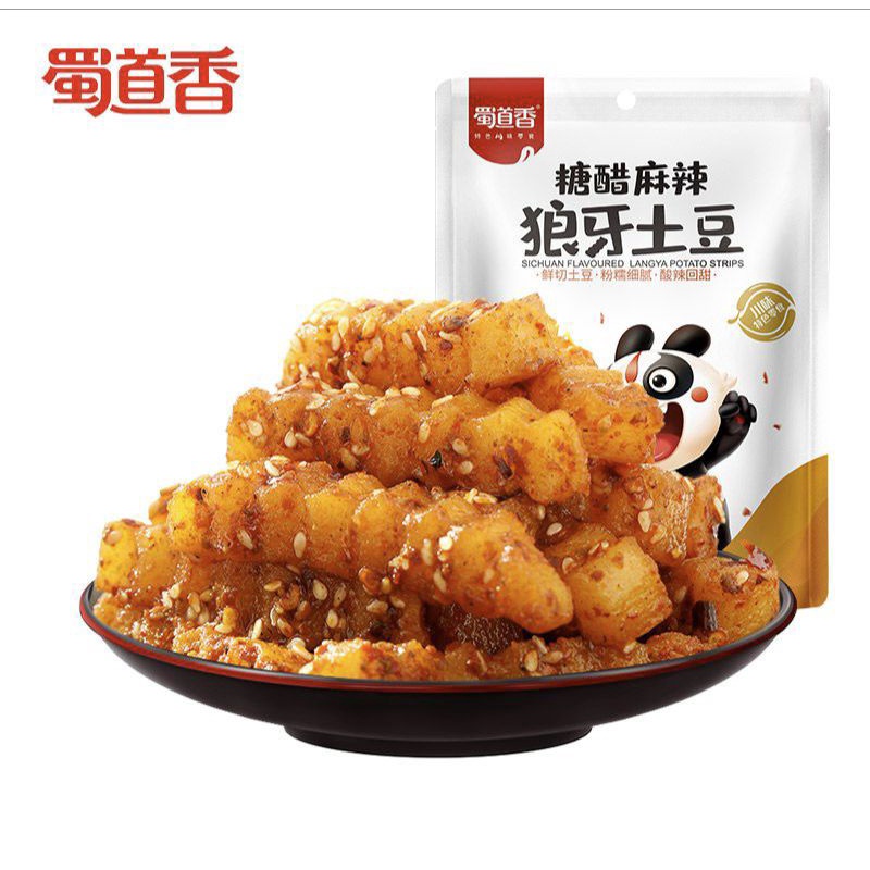 (HALAL) 蜀道香 糖醋麻辣狼牙土豆150g Langya potato strips