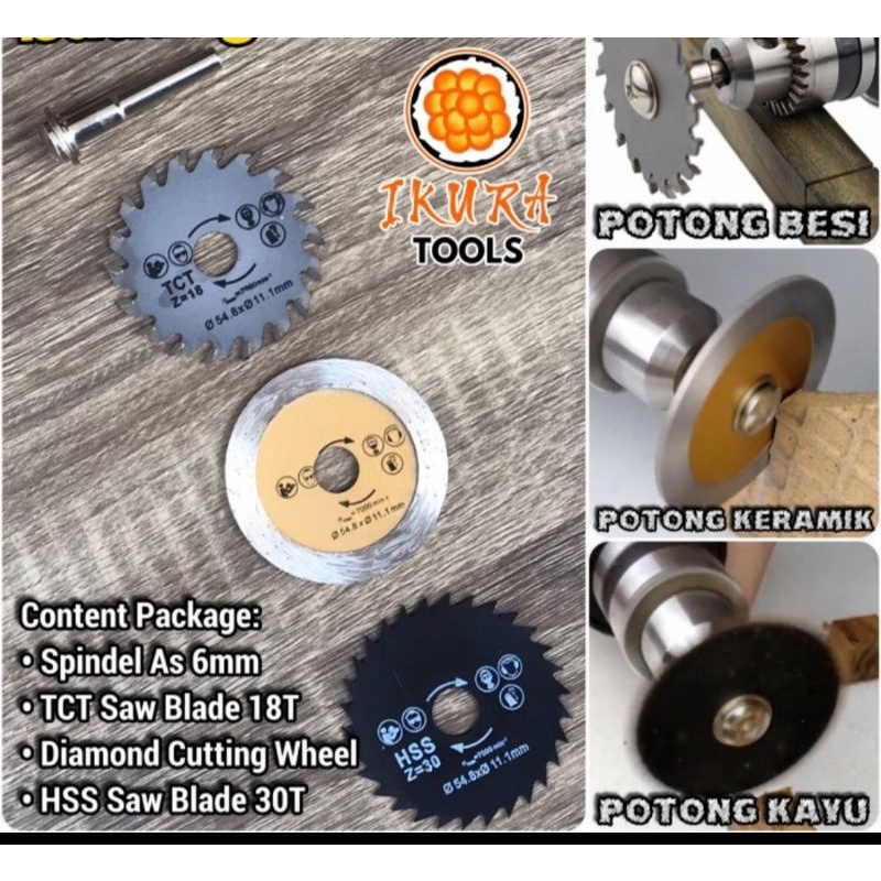 MATA GERGAJI MINI DIE GRINDER MINI CUTTING DISC MULTI CUTTER