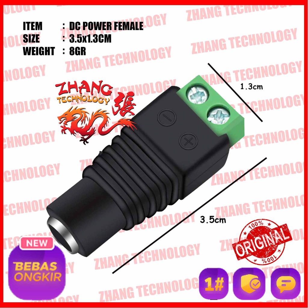 [ ZHANG TECHNOLOGY ] DC POWER FEMALE ORIGINAL