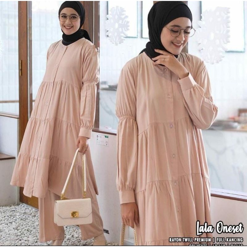 Grosir dan Ecer Baju Setelan Wanita Lala One Set