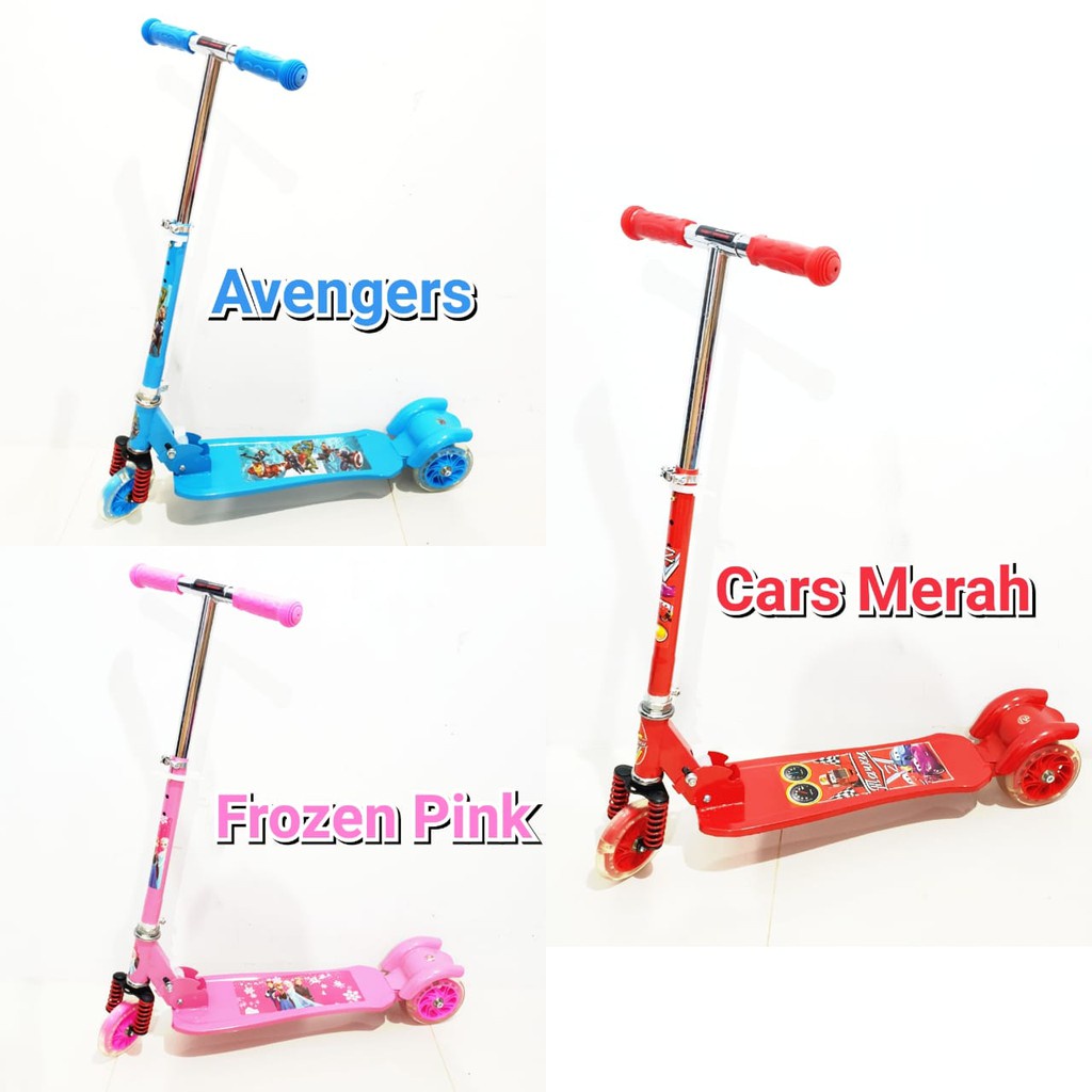Kickboard Scooter Otoped - Skuter Anak / Otoped Anak Roda 3 Menyala