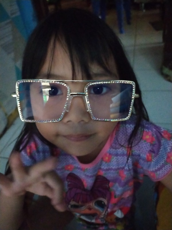 Yzz ❗ready Stock❗ Kacamata Hitam Bentuk Kotak Transparan Dengan Bingkai Metal Untuk Pria/wanitatz