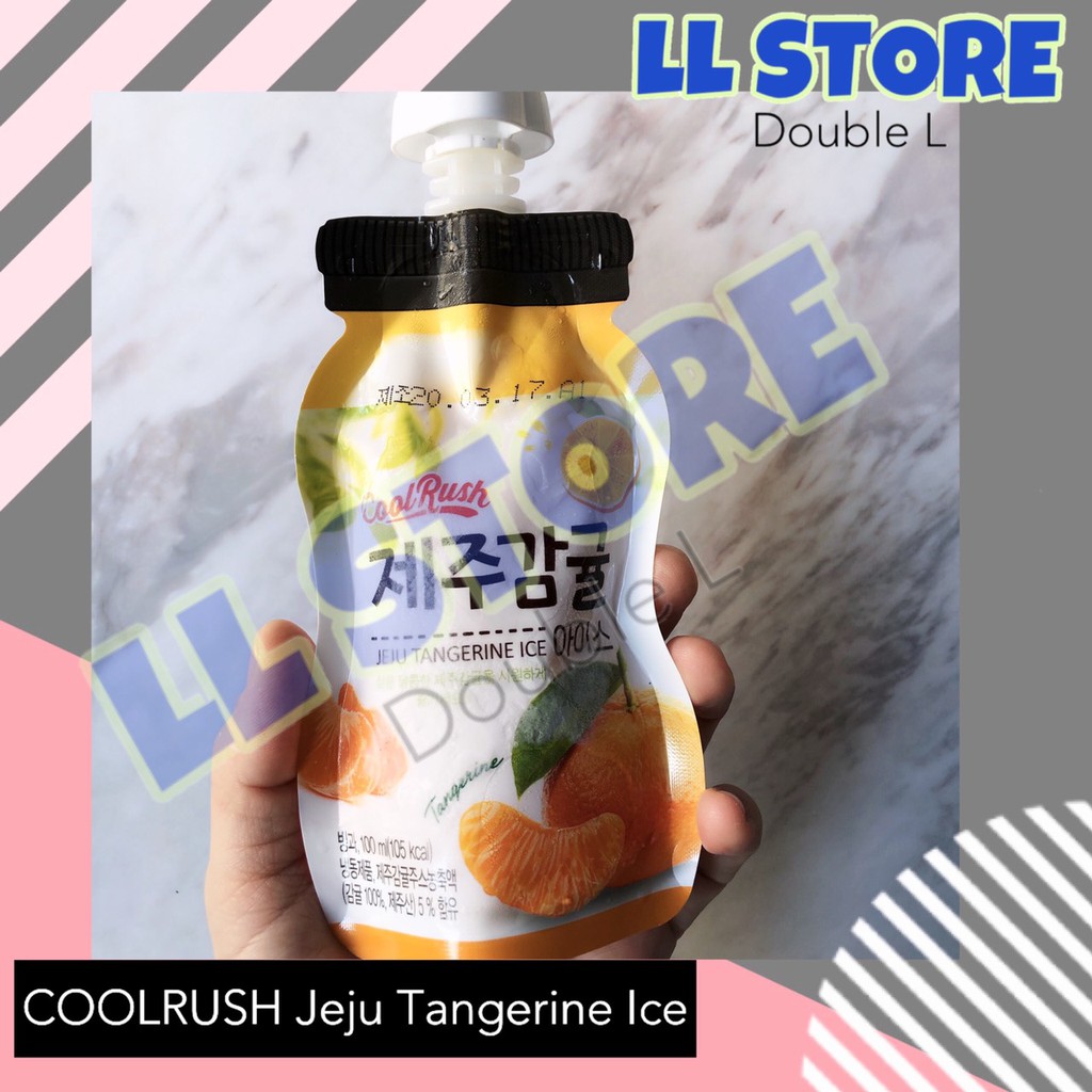 COOLRUSH Jeju Tangerine Ice | Es Jeruk Korea | Orange 100 ml