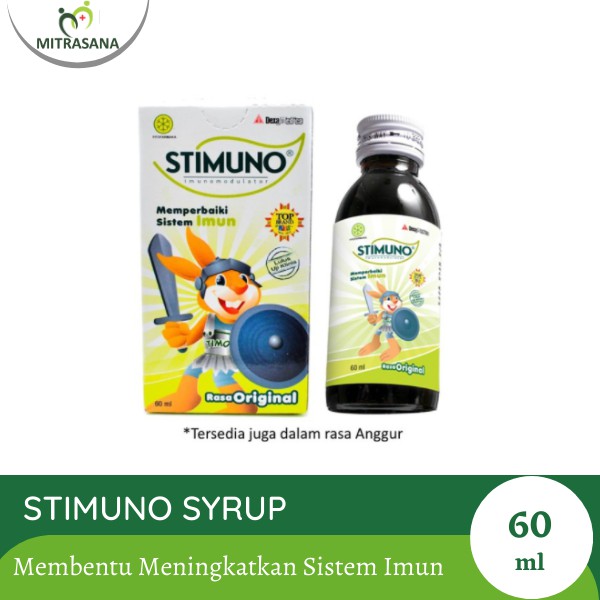 Stimuno Syrup 60ml &amp; 100ml membangun sistem imun