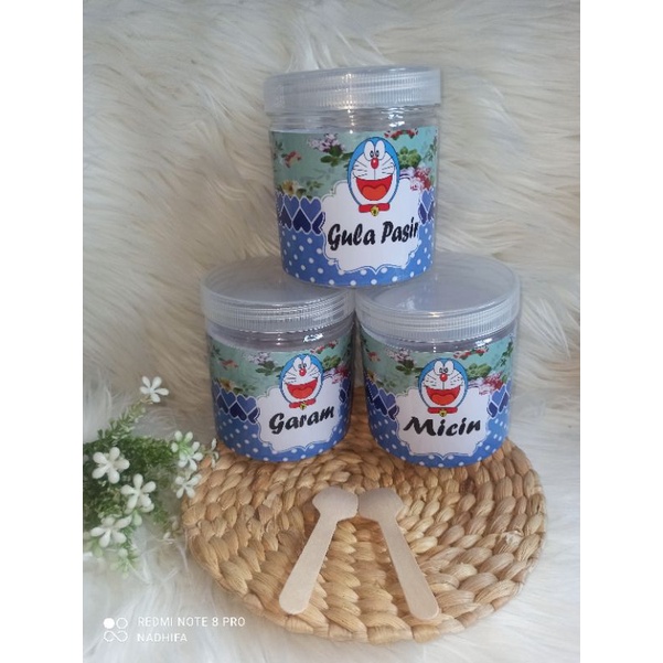 toples bumbu dapur free stiker anti air free sendok plastik