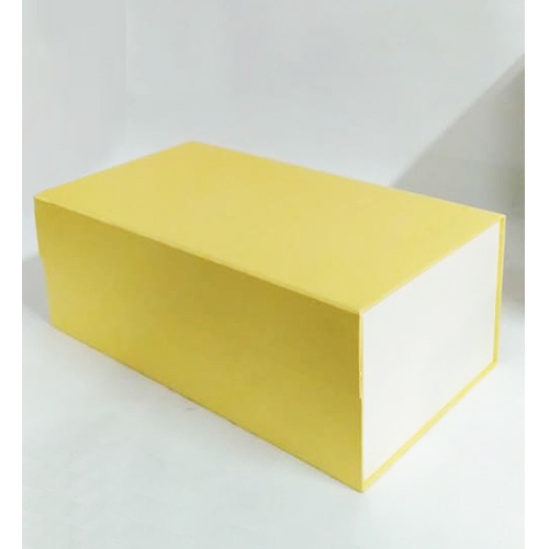 

Box Kado/Box Hampers Kuning Model Map Tutup Magnet