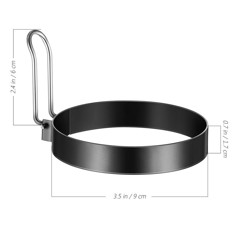 Cetakan Pancake / Telur Goreng Bentuk Bulat Bahan Stainless Steel Anti Lengket