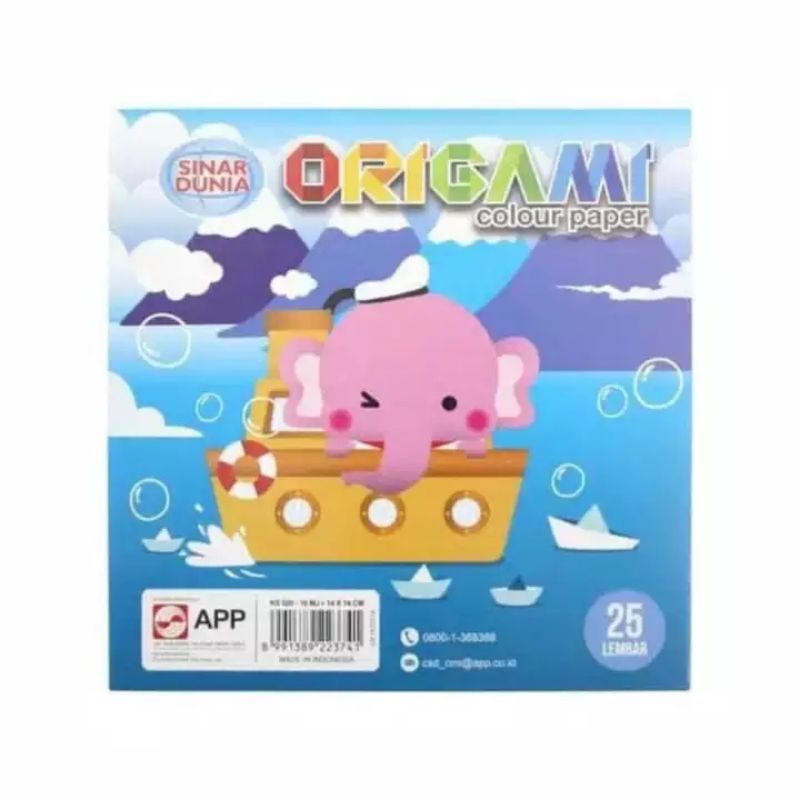 

Kertas Lipat Origami SIDU Sinar Dunia 1 sisi