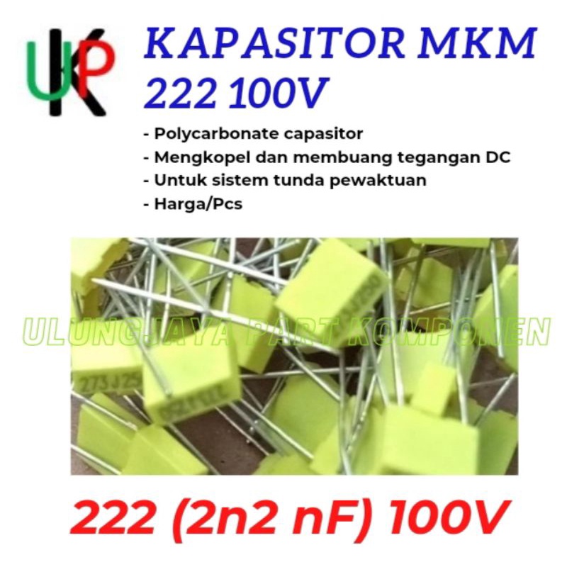 kapasitor MKM 2n2 nF 222 100V