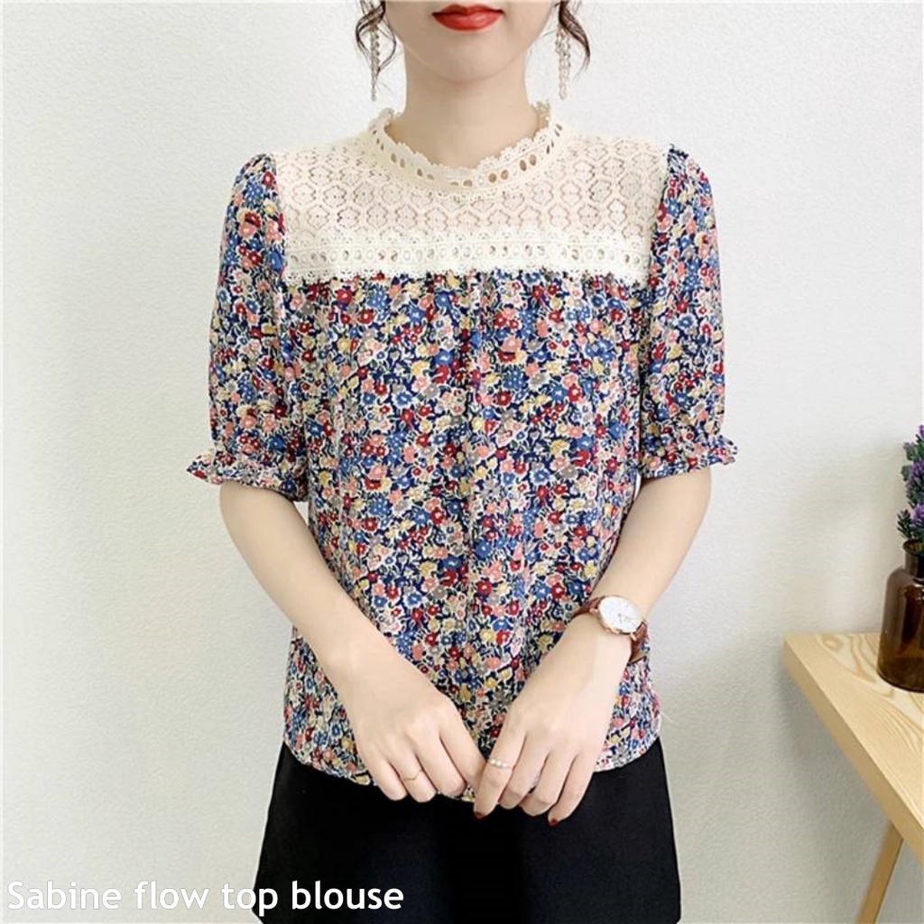 Sebina flow top blouse - Thejanclothes