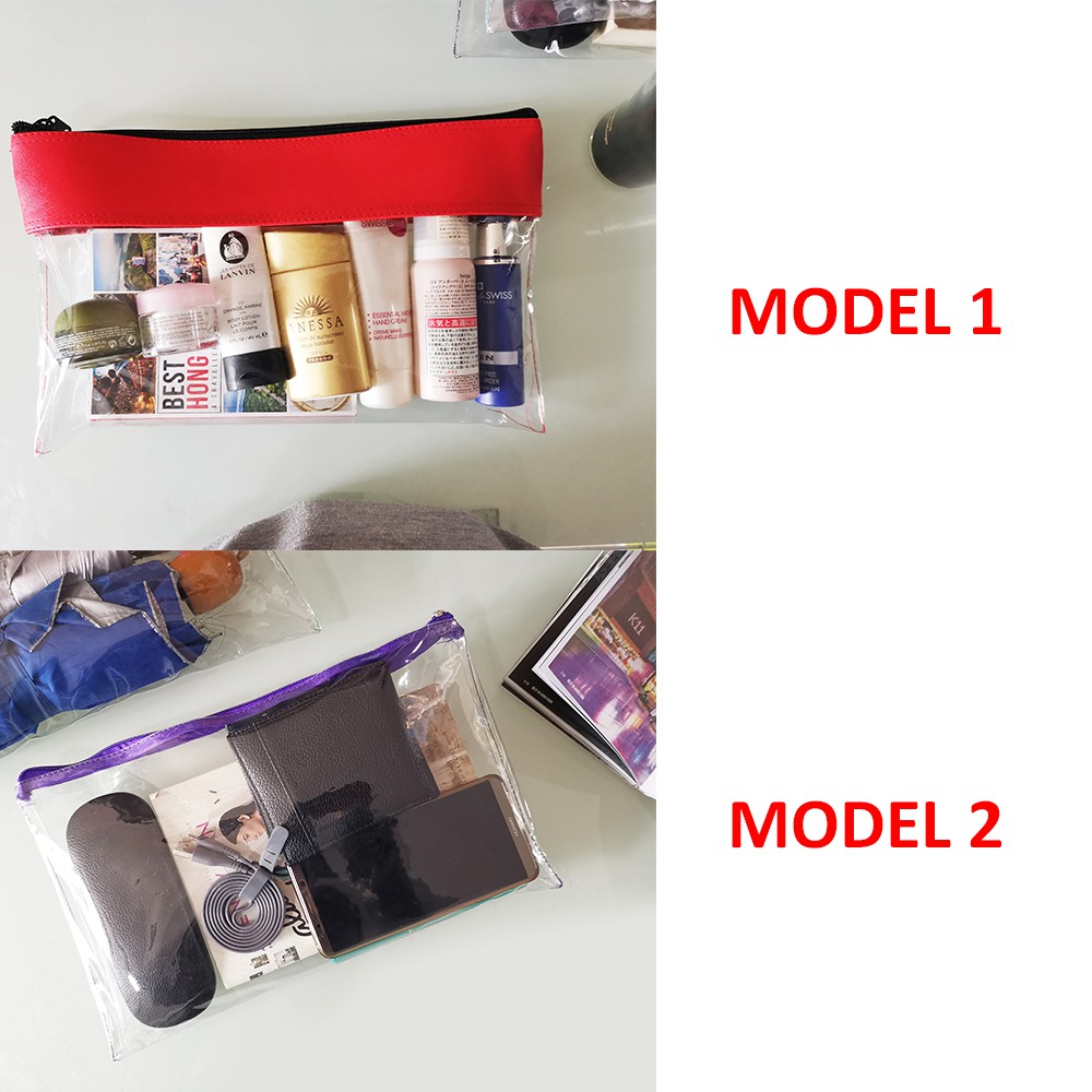 

File Bag Mika Tempat file Dompet Dokumen Transparan Amplop Pouch Mi Amore