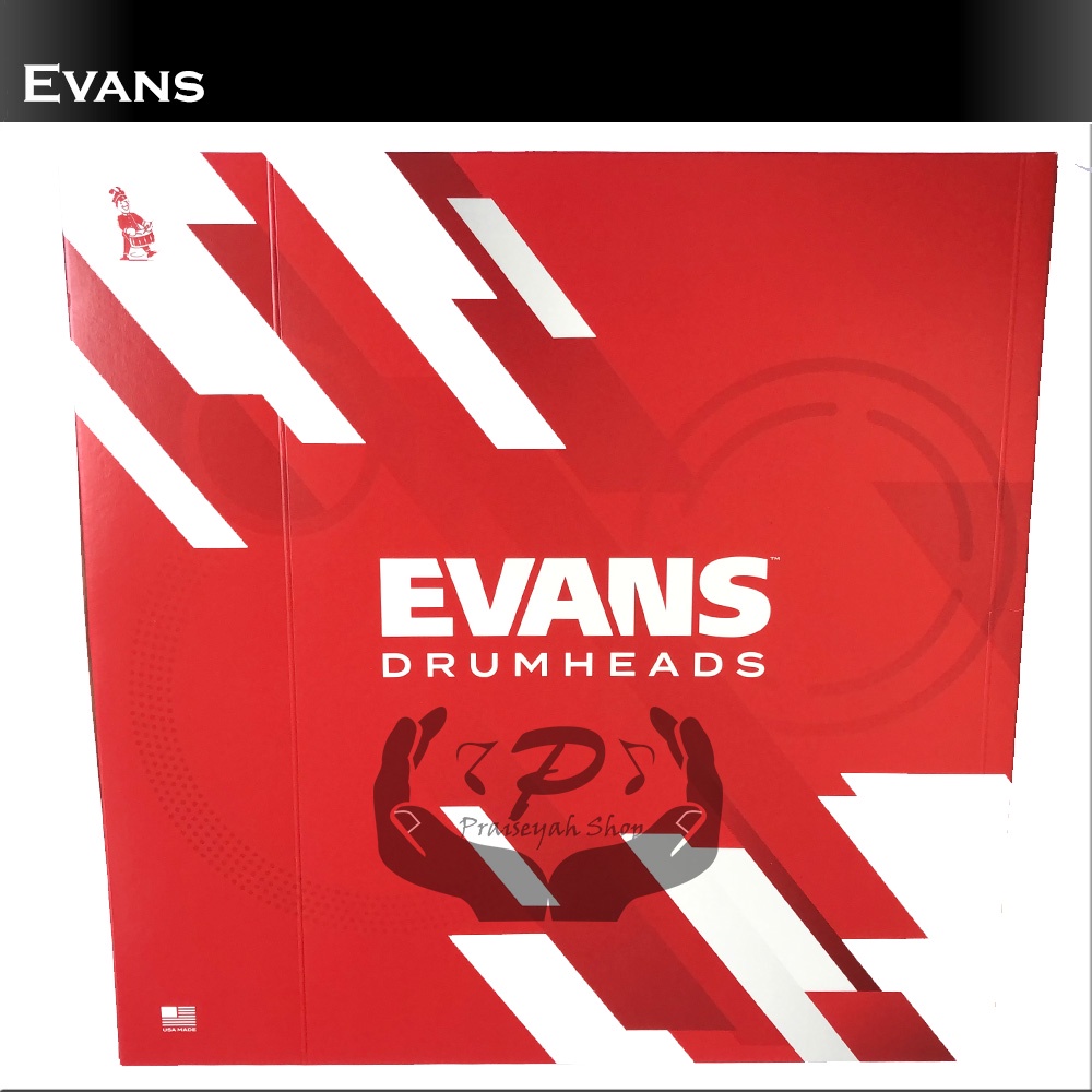 Head Drum Evans Snare Side 300 14 Inch (Head Snare Bawah)