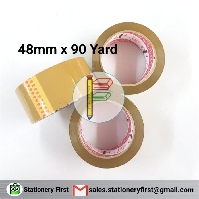 

Bergaransi Lakban Cokelat 2" Inch 90 Yard Hg Tape Opp Tape Isolasi Selotip Sale!!!