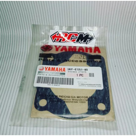 PAKING GASKET PERPAK CYLINDER BLOK BLOCK BAWAH KERTAS ALFA ORI ORIGINAL YAMAHA YGP ASLI 3AY-E1351-09