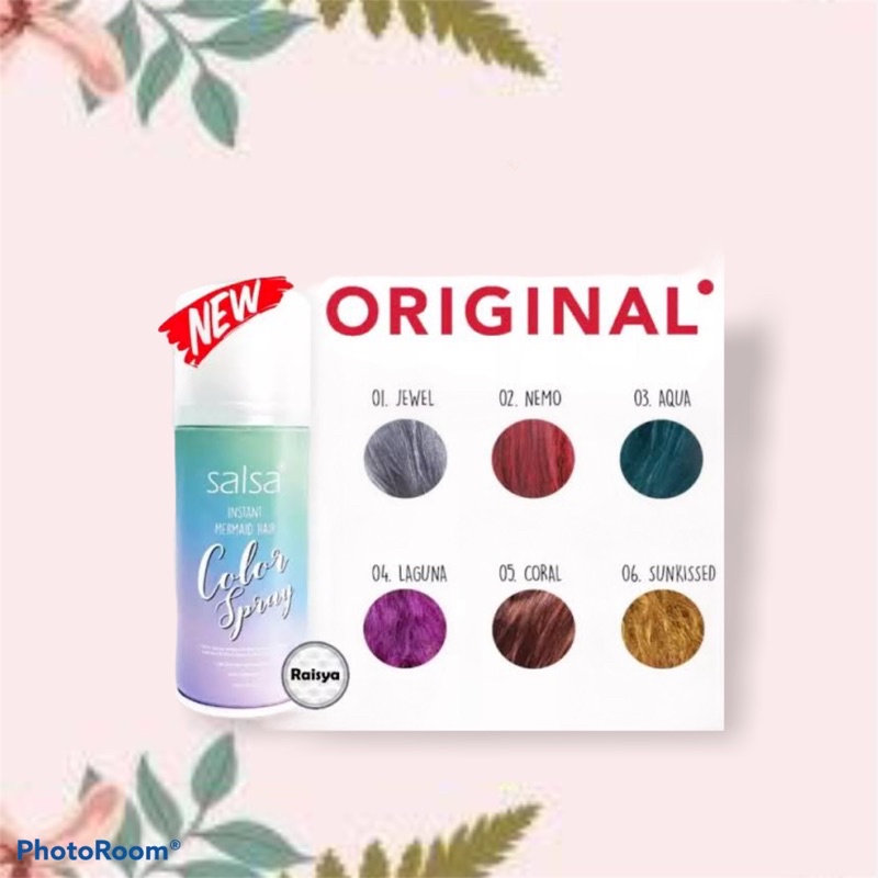 (ua,ox) SALSA HAIR SPRAY COLOUR TEMPORARY - CAT RAMBUT SPRAY YANG BISA HILANG