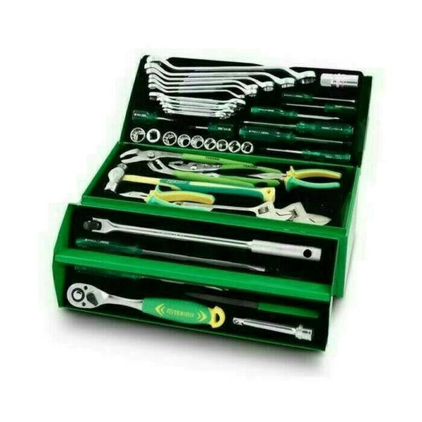 TEKIRO MECHANIC TOOL SET 45 PCS BOX BESI.promo