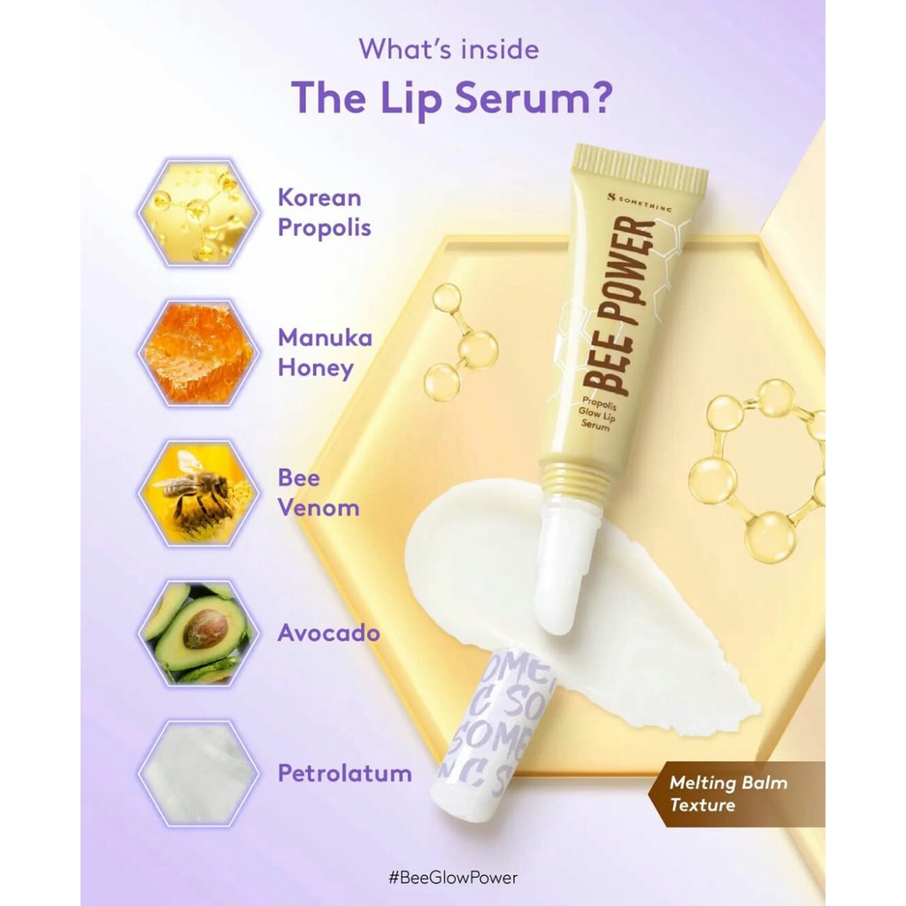 SOMETHINC Bee Power Propolis Glow Lip Serum 5g