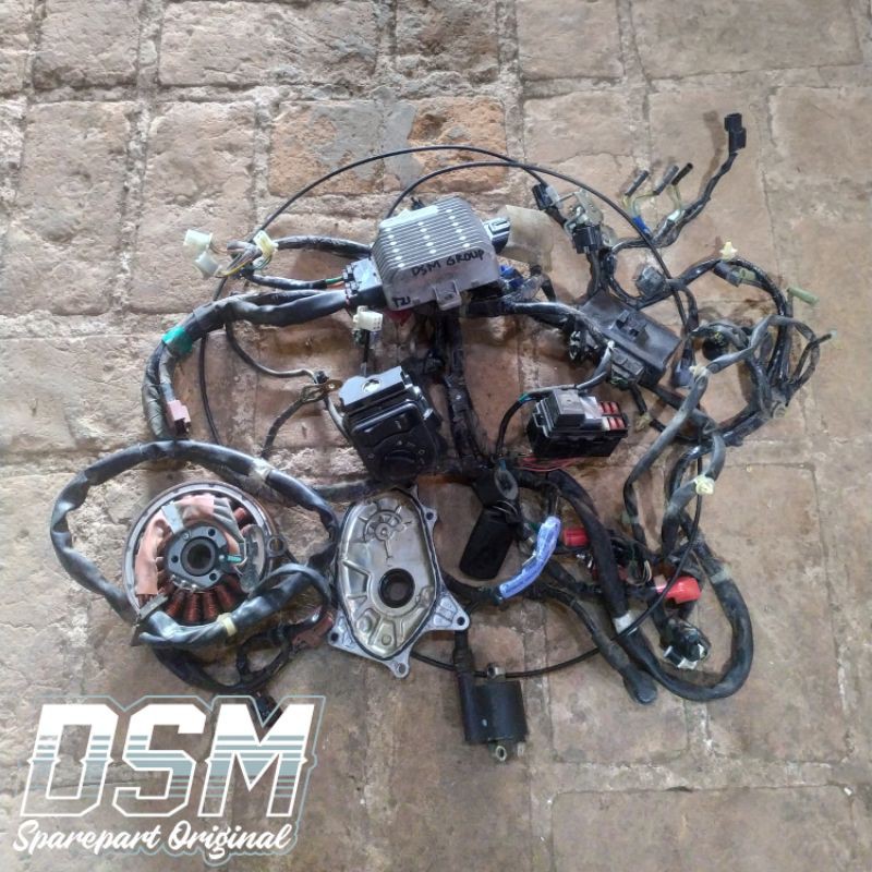 ACG Stater All New Vario 150 Full Set Pengapian Kelistrikan Remote Keyless K59J A71 Original Lepasan