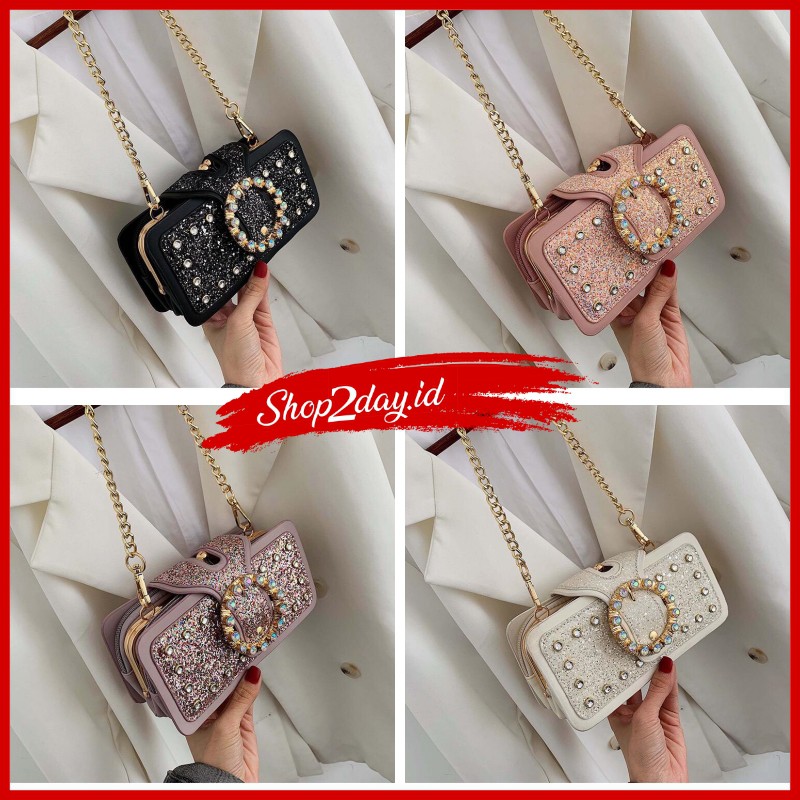 [COD] SE332 Tas Tangan Selempang Fashion Wanita Grosir Sling Bag Termurah Baru Tas Import Jakarta Pr