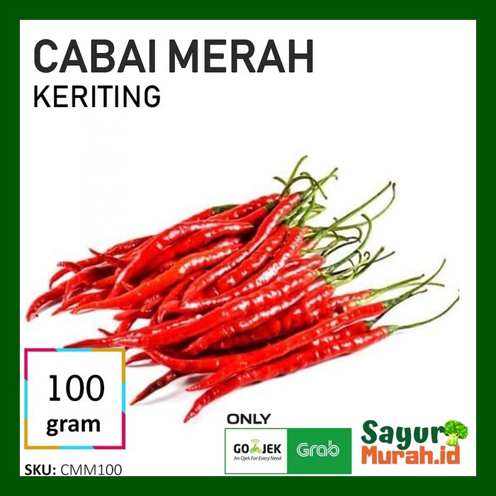 

CABAI / CABE MERAH KERITING [100g]
