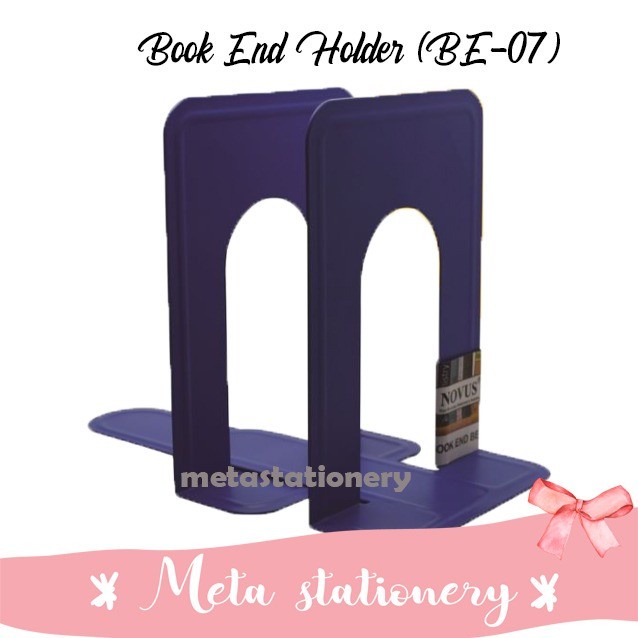 

Murah Novus Book End Holder / Pembatas Buku Besi (7 Inch) Bergaransi