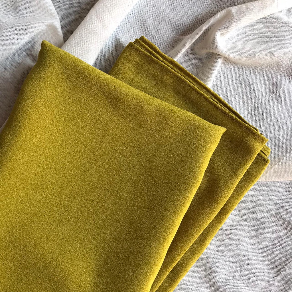 Pashmina Diamond Stretch Italiano / Pashmina Diamond / Jilbab Pashmina-Lemon