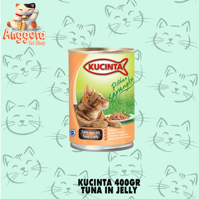 Makanan Kucing Basah Kaleng Kucinta 400gr All Varian