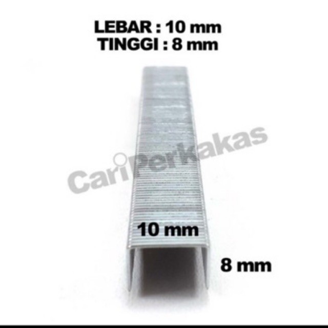 Refill Isi Staple Gun 1008F XENON 5000pcs / Isi u Alat Staples Tembak Stapler Heckter Hekter U 8mm