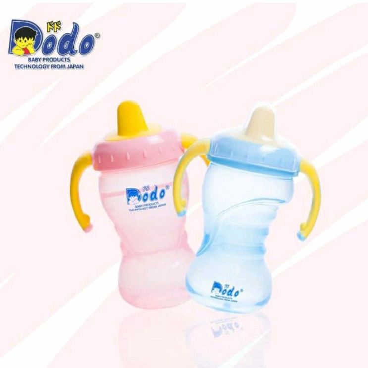 Cangkir Bayi Dodo Baby Cup 300ml Non Spil Anti Tumpah Baby Cup Besar BPA Free