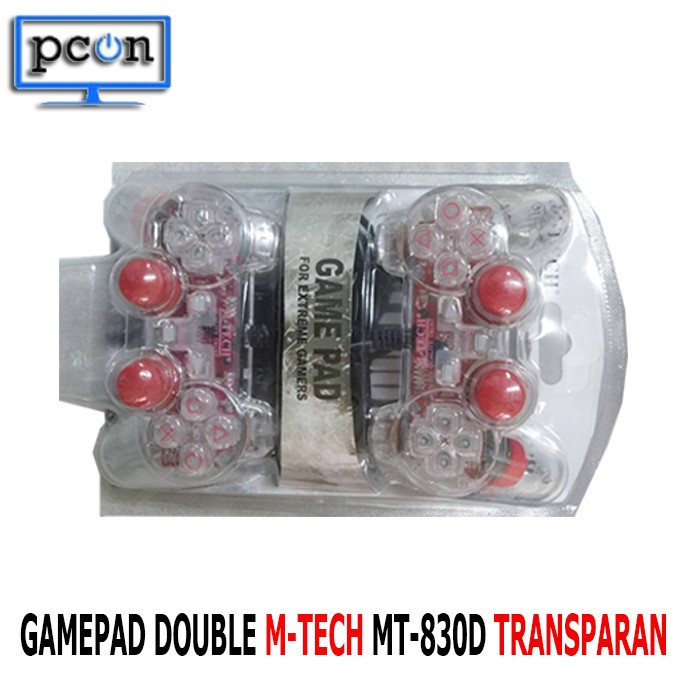 Game Pad Double M-tech Mt-830d Transparan Stick PS