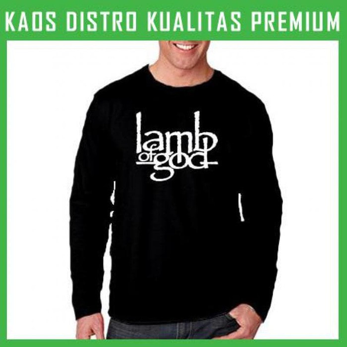 Kaos Lamb Of God Logo 1 Lengan Panjang LPG-LOG01
