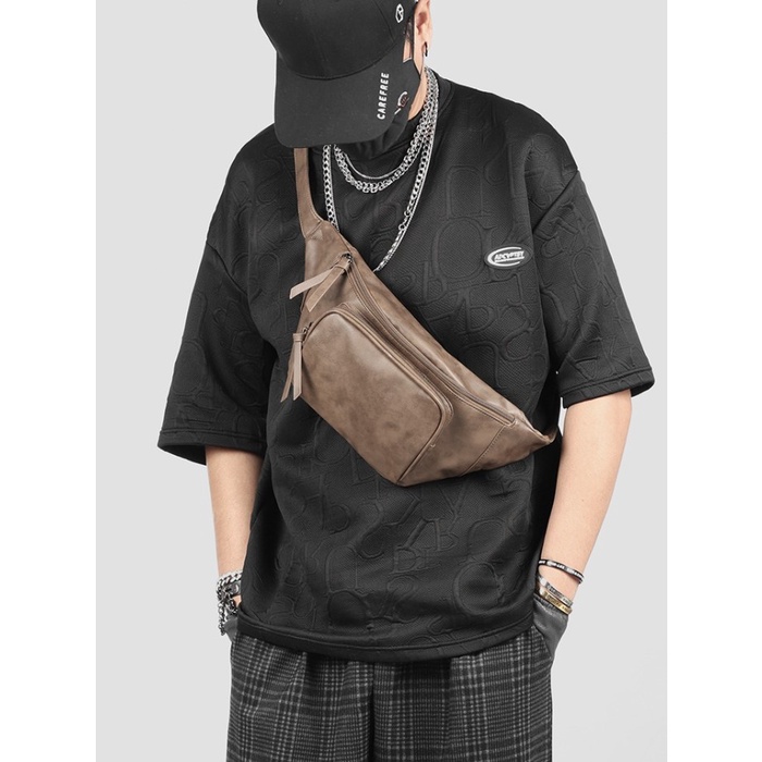 Tas Selempang waterproof cowok anti air Simpel Terbaru kekinian Z2T6 preloved original tas selempang