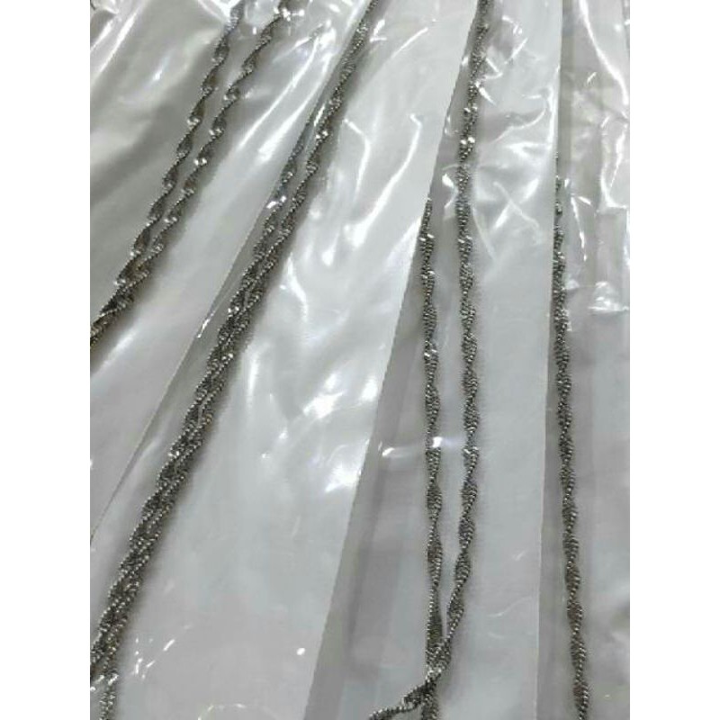 KALUNG TITANIUM MODEL BURSALINO KALUNG PELINTIR WARNA SILVER