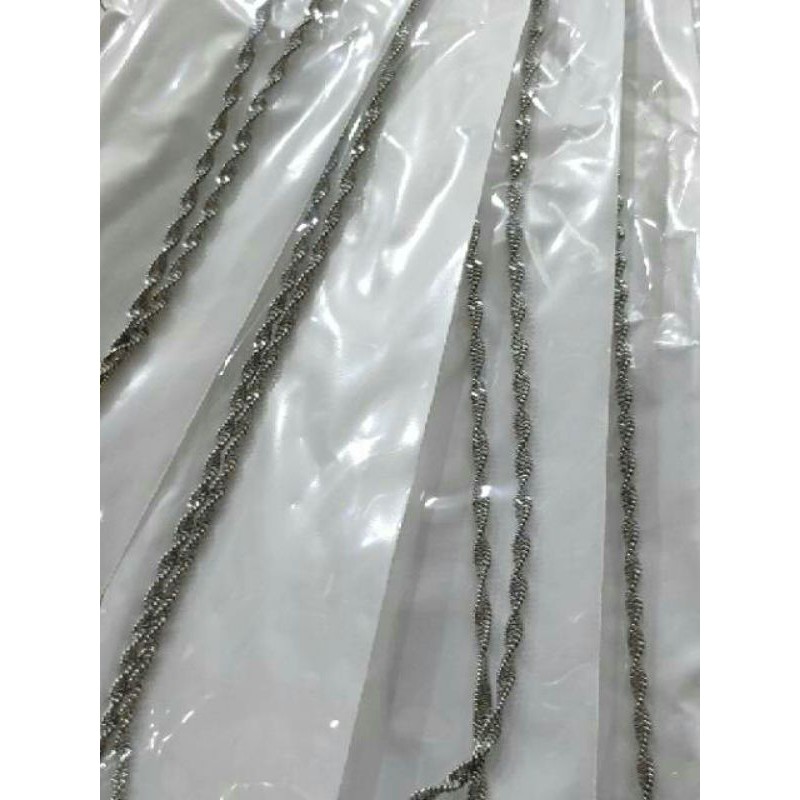 KALUNG TITANIUM MODEL BURSALINO KALUNG PELINTIR WARNA SILVER