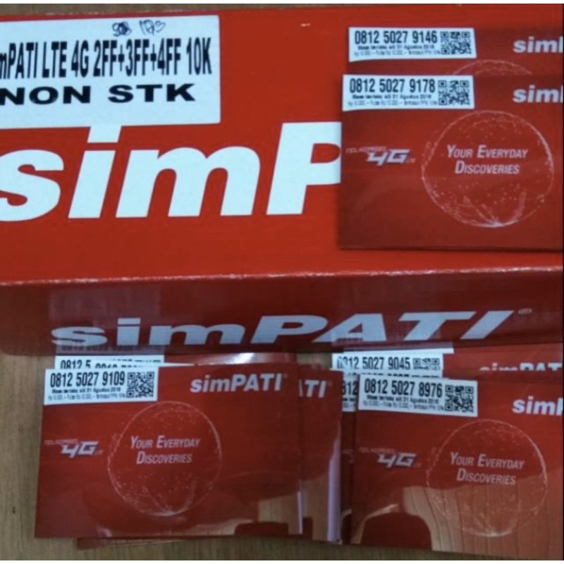 SIMPATI RED 30 JUNI 2021 KALIMANTAN 10K 4G RED TELKOMSEL