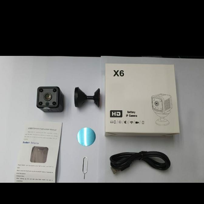 IPCAM MINI WIFI X6 CCTV KAMERA MINI HD1080P/2MP 0510