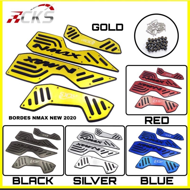 Bordes Step Floor Karpet Yamaha N Max New 2020/PIJAKAN KAKI