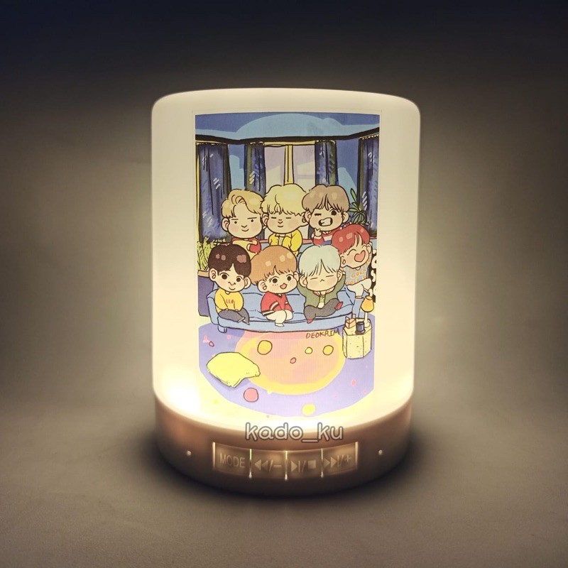 Lampu tidur Speaker BTS, Day6, Kpop, Nct, Itzy