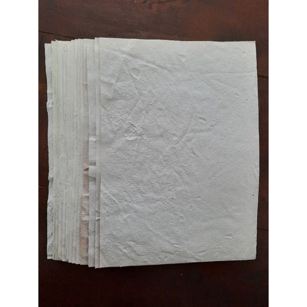 

reusable paper - kertaa daur ulang- kertas journaling warna Putih Tulang -/Kopi natural ul A5