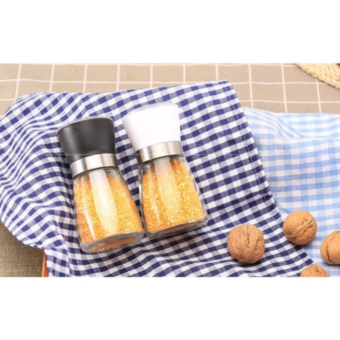 

Alat Penggiling Lada Merica Manual Pepper Grinder - M, Hitam