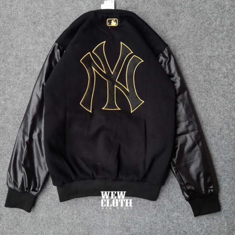 SGD.15Jl22ι - VARSITY JAKET BASEBALL MLB LOGO BORDIR FULL TAG&LABEL